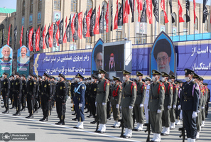 ارتباط تصویری فرمانده کل قوا با مراسم مشترک دانش‌آموختگی دانشجویان دانشگاه‌های افسری نیروهای مسلح