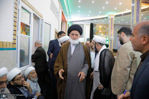 مراسم ختم همسر شهید آیت الله سید مصطفی خمینی (ره) -1