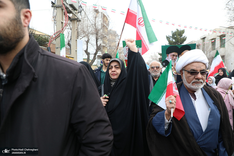 راهپیمایی 22 بهمن در قم