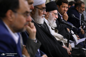 دیدار جمعی از شاعران و اهالی فرهنگ و ادب با رهبر معظم انقلاب