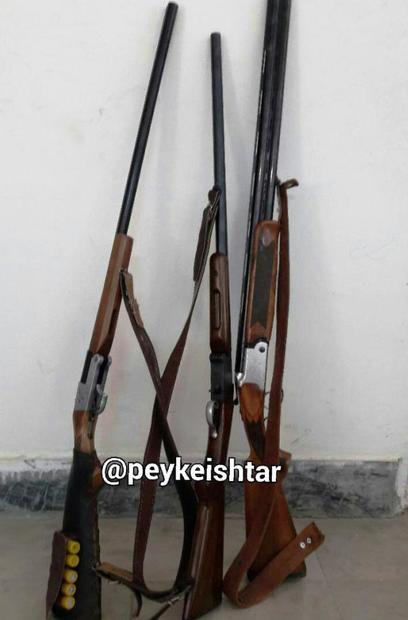 دستگیری سه شکارچی غیرمجاز در شهرستان سلسله