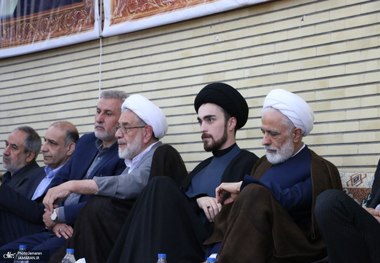 مراسم سی و هفتمین سالگرد بزرگداشت امام خمینی (س) در روستای خیارج استان قزوین 