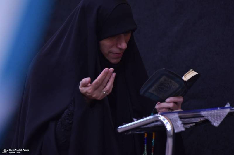 مراسم شام غریبان شهادت امام رضا (ع) در حرم مطهر امام خمینی
