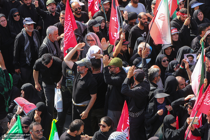 مراسم تشییع پیکر مطهر رهبر شهید انقلاب در تهران -4