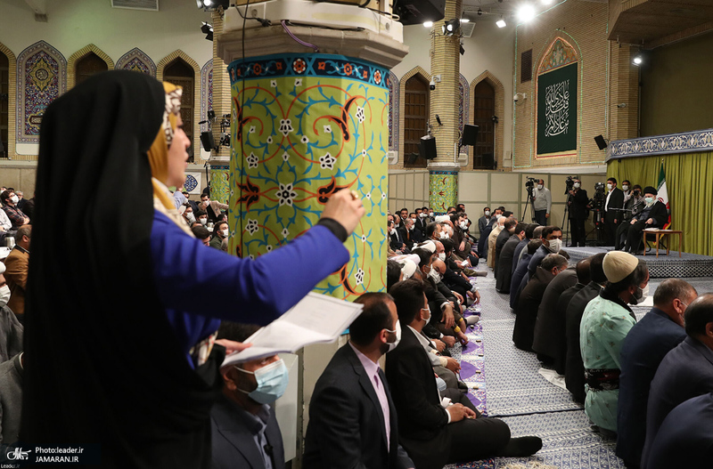 دیدار شاعران و اساتید ادبیات فارسی با رهبر معظم انقلاب