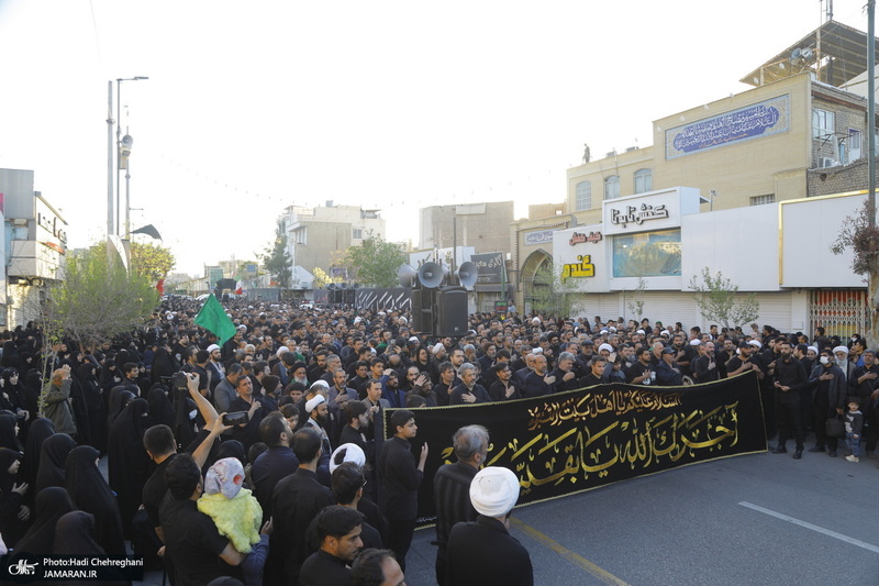 دسته عزاداری شهادت حضرت علی (ع) با حضور آیت‌الله العظمی وحید خراسانی