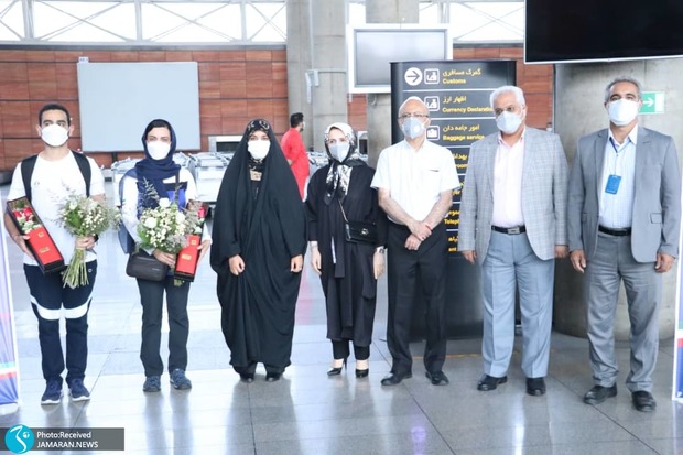 المپیک توکیو 2020| استقبال از تیراندازان در فرودگاه + تصاویر
