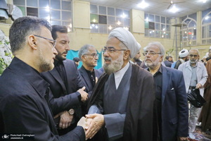 مراسم ترحیم همسر آیت الله العظمی محفوظی‎