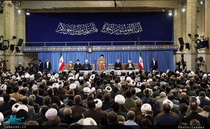 دیدار مسئولان نظام، مهمانان کنفرانس وحدت اسلامی و سفرای کشورهای اسلامی با رهبر معظم انقلاب 