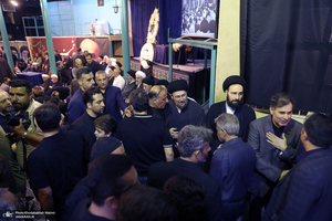 مراسم بزرگداشت همسر آیت الله موسوی بجنوردی (ره) در حسینیه شماره یک جماران-3