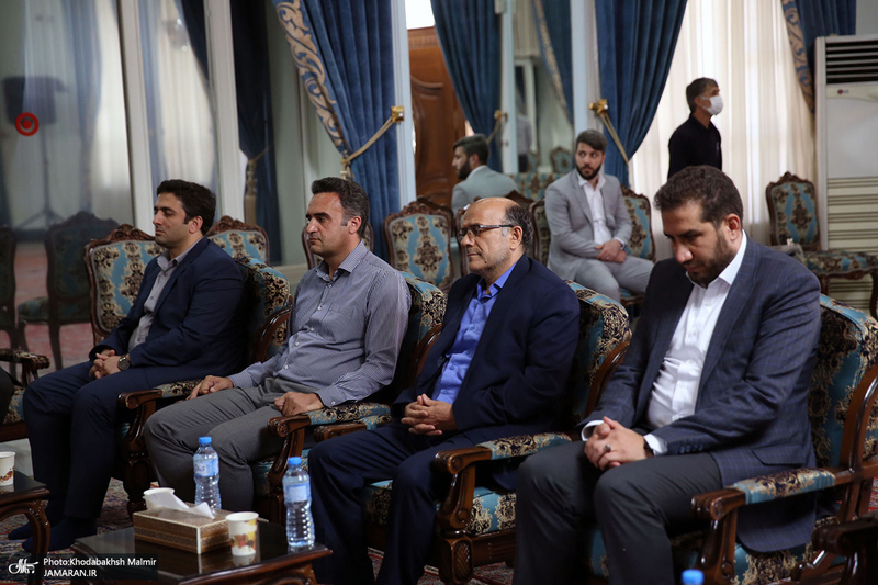 دیدار مدیر عامل و مدیران و معاونین بهشت زهرا (س) با سید حسن خمینی