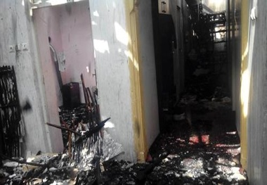 عملیات ۴۲ آتش‌نشان در پی آتش‌سوزی منزل مسکونی در آج بیشه