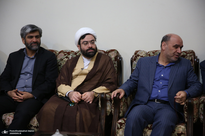 دیدار رئیس، مدیران و جمعی از کارکنان کمیته امداد امام خمینی (ره) با سید حسن خمینی
