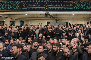 مراسم عزاداری شب شهادت حضرت زهرا (س) در حسینیه امام خمینی(ره)
