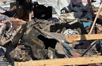 حمله اسرائیل به چادرهای آوارگان در غزه و شهادت 3 فلسطینی  (3)