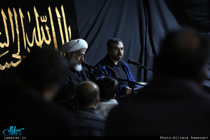 مراسم عزاداری شب بیست و هشتم صفر در محضر استاد امجد