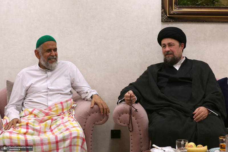 عیادت سید حسن خمینی از  حجت الاسلام سید محمود علوی