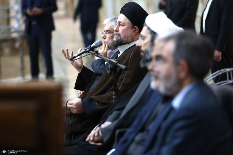 مراسم تجدیدمیثاق دانشگاهیان با آرمان‌های امام خمینی (س)