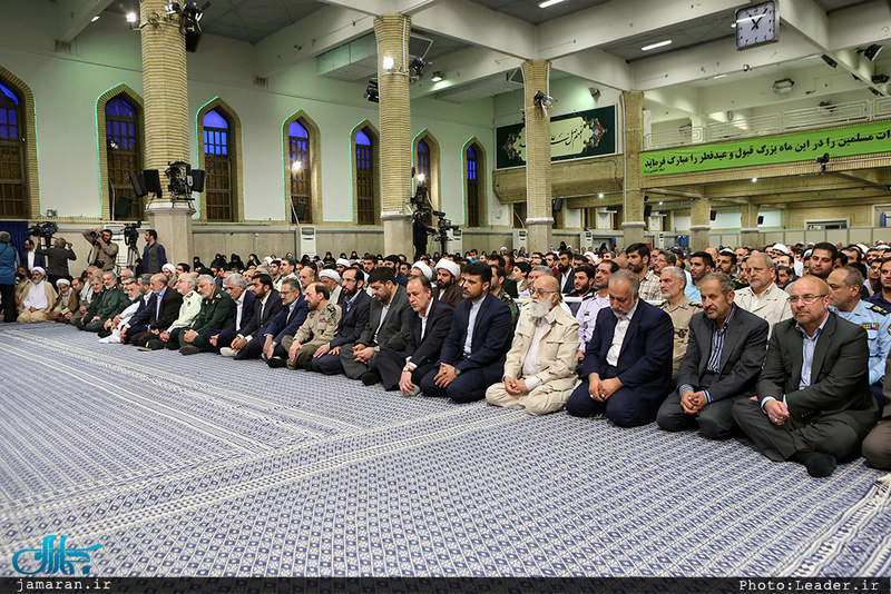 دیدار مسئولان نظام و سفرای کشورهای اسلامی با رهبر معظم انقلاب