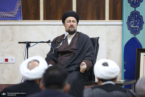 دیدار نوروزی سید حسن خمینی با کارکنان موسسه تنظیم و نشر آثار امام خمینی (س)