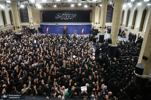 مراسم عزاداری شهادت امام رضا (ع) در حسینیه امام خمینی