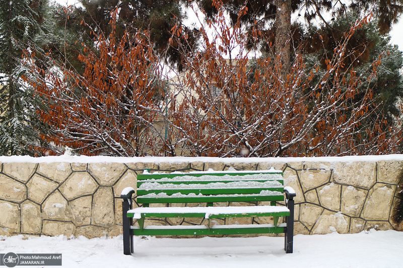 برف امروز تهران - 25 دیماه 1401