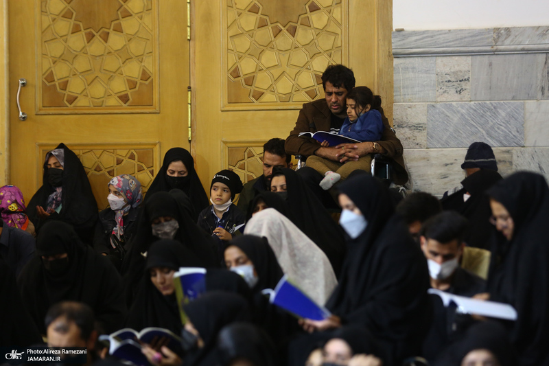 مراسم احیای شب بیست و یکم ماه رمضان در حرم مطهر امام رضا (ع)