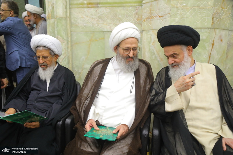 مراسم دومین سالگرد ارتحال آیت الله العظمی محفوظی (ره) در قم