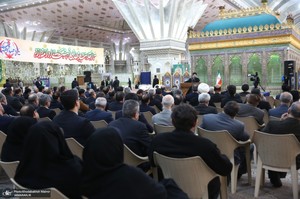 مراسم تجدیدمیثاق وزیر و معاونان وزارت امور خارجه با آرمان‌های امام خمینی