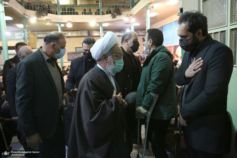 مراسم بزرگداشت مرحوم حاج عیسی جعفری و مرحوم سید احمد میریان در حسینیه جماران