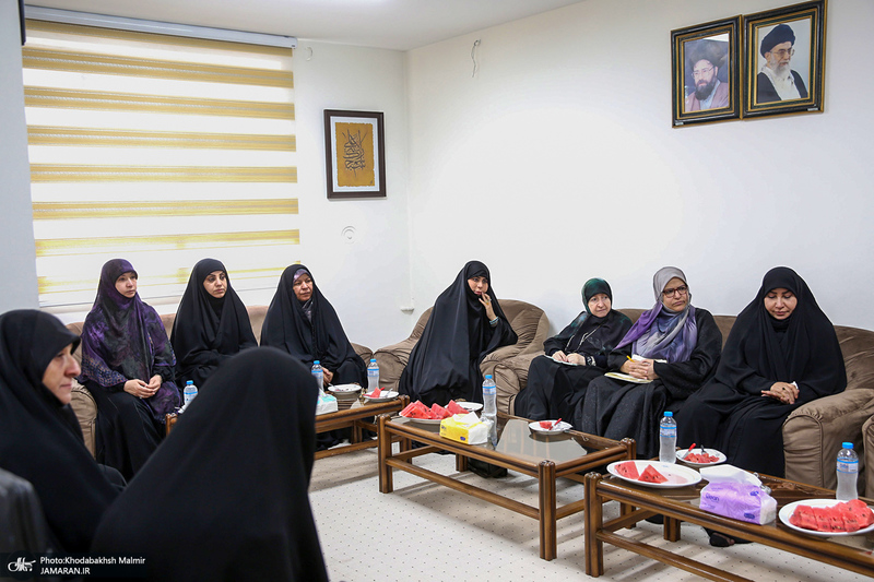 دیدار جمعی از فعالان زن کشور عراق دکتر فاطمه طباطبایی
