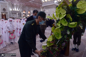 مراسم جشن تکلیف فرزندان کارکنان معاونت آماد و پشتیبانی سپاه در حرم مطهر امام خمینی(س)