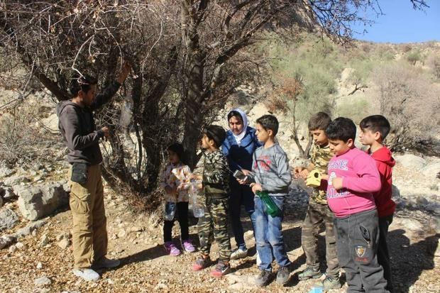 اقدام دانش آموزان فسا درمراقبت از پرندگان درفصل سرد