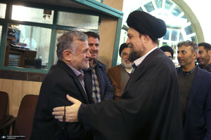 مراسم سالگرد رحلت آیت‌الله سید محمد موسوی بجنوردی در حسینیه جماران  -1