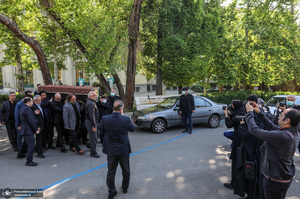 مراسم تشییع عماد افروغ از دانشگاه تهران