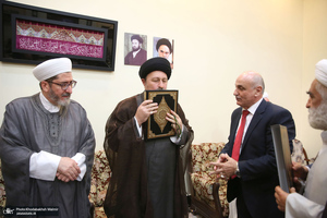 دیدارجمعی از علمای اهل سنت کشور سوریه با سید حسن خمینی