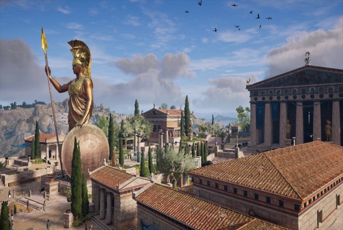 یونان باستان در یک بازی‌ ویدئویی + تصاویر