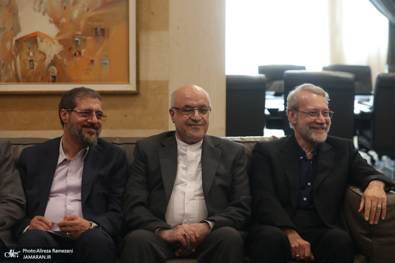 دیدار علی لاریجانی با نخست وزیر لبنان