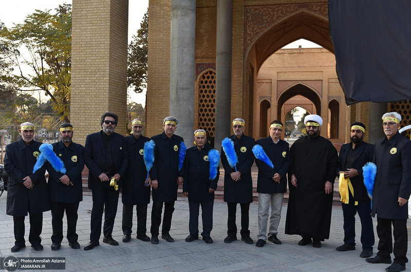 دسته عزاداری هیئت عاشقان ثارالله در حرم مطهر امام خمینی (س)