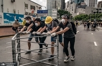زدوخورد پلیس هنگ کنگ