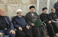 مراسم تشییع همسر مرحوم آیت الله حسن طاهری خرم آبادی