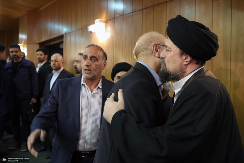 مراسم چهلمین روز درگذشت آیت الله بجنوردی در دائره المعارف بزرگ اسلامی - 1