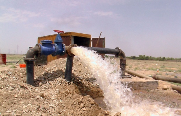 عملیات اجرایی پمپاژ آب به سه روستای خداآفرین آغاز شد