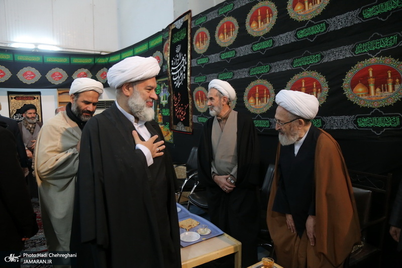 عزاداری در بیوت مراجع عظام تقلید و علما در سالروز شهادت حضرت فاطمه(س)