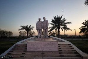 محل شهادت سردار حاج قاسم سلیمانی و ابومهدی المهندس  در فرودگاه بغداد