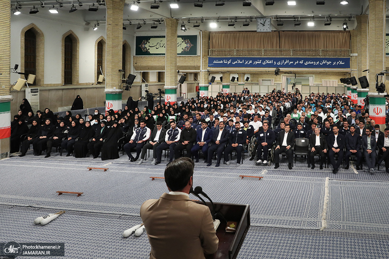 دیدار قهرمانان و مدال‌آوران ورزشی و المپیادهای علمی جهانی با رهبر معظم انقلاب