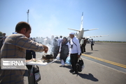 نخستین پرواز بازگشت حجاج کشور در ساری به زمین نشست