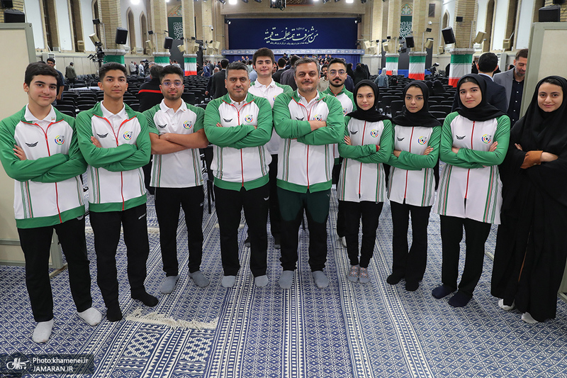 دیدار قهرمانان و مدال‌آوران ورزشی و المپیادهای علمی جهانی با رهبر معظم انقلاب