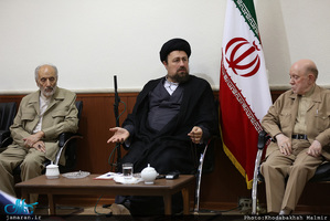 دیدار اعضای شورای مرکزی حزب موتلفه اسلامی با سید حسن خمینی 