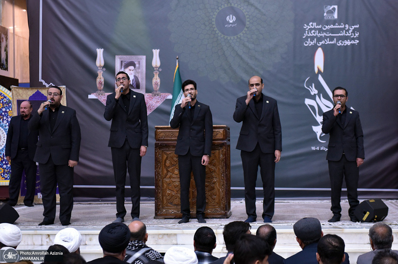 مراسم شب سالگرد ارتحال حضرت امام خمینی (س) با حضور رئیس جمهور -1